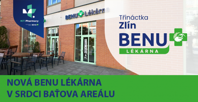 NOVÁ BENU Lékárna ve Zlíně